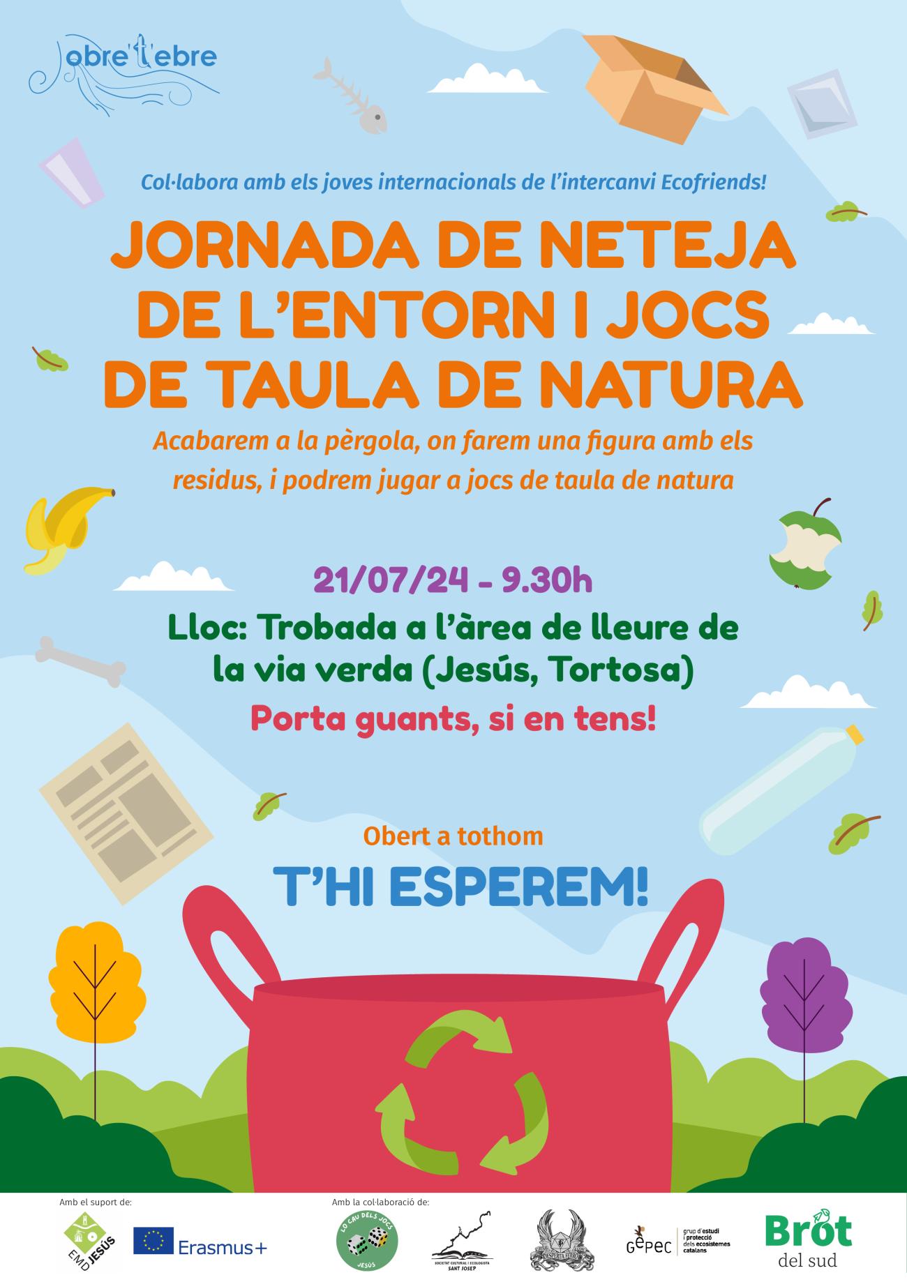 Cartell neteja de l'entorn_Ecofriends
