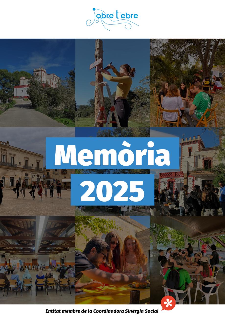 Portada Memòria 2025 - Obre't Ebre